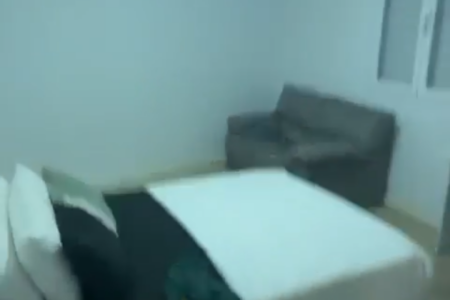Vista de la habitación individual muy amplia en alquiler en La Ñora, Murcia